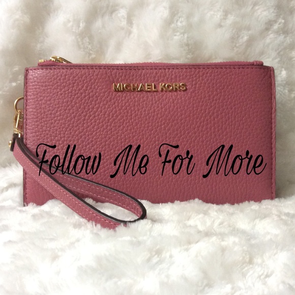 🎄Michael Kors Jet Set Double Zip Wristlet - Picture 1 of 4